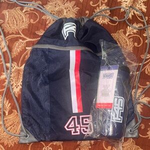 F45 Drawstring Bag and Water Bottle